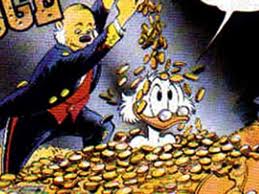 Uncle Scrooge, a famous Usurer