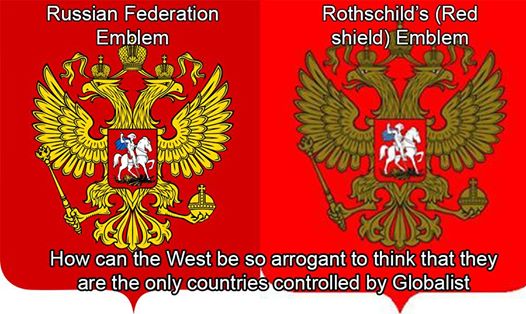 An infamous, purely Babylonian Coat of Arms, used by the Rothschild Family.....and the Russian State.